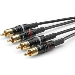 Hicon Sommer Cable HBP-C2-0600 Tilslutningskabel [2x Cinch-stik